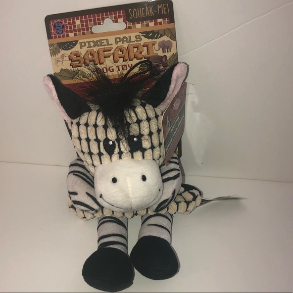 NEW Dog Toy Zebra NWT Pixel Pals - Picture 2 of 4